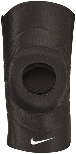 Nike Kniebandage Pro Open Patella Knee Sleeve schwarz
